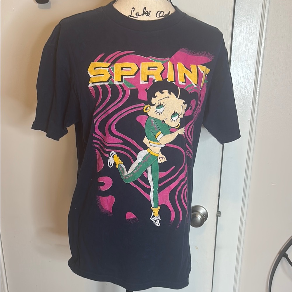 RARE Betty Boop Vintage Sprint Graphic Tee Classic Betty boop